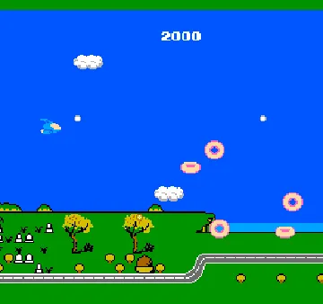 Moero TwinBee - Cinnamon Hakase o Sukue! (Japan) (Virtual Console) screen shot game playing